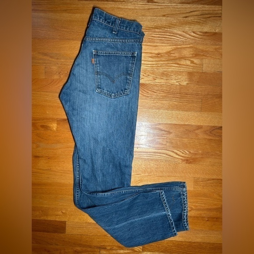 Vintage 70s Levi’s Orange Tab 505 Jeans 34x32